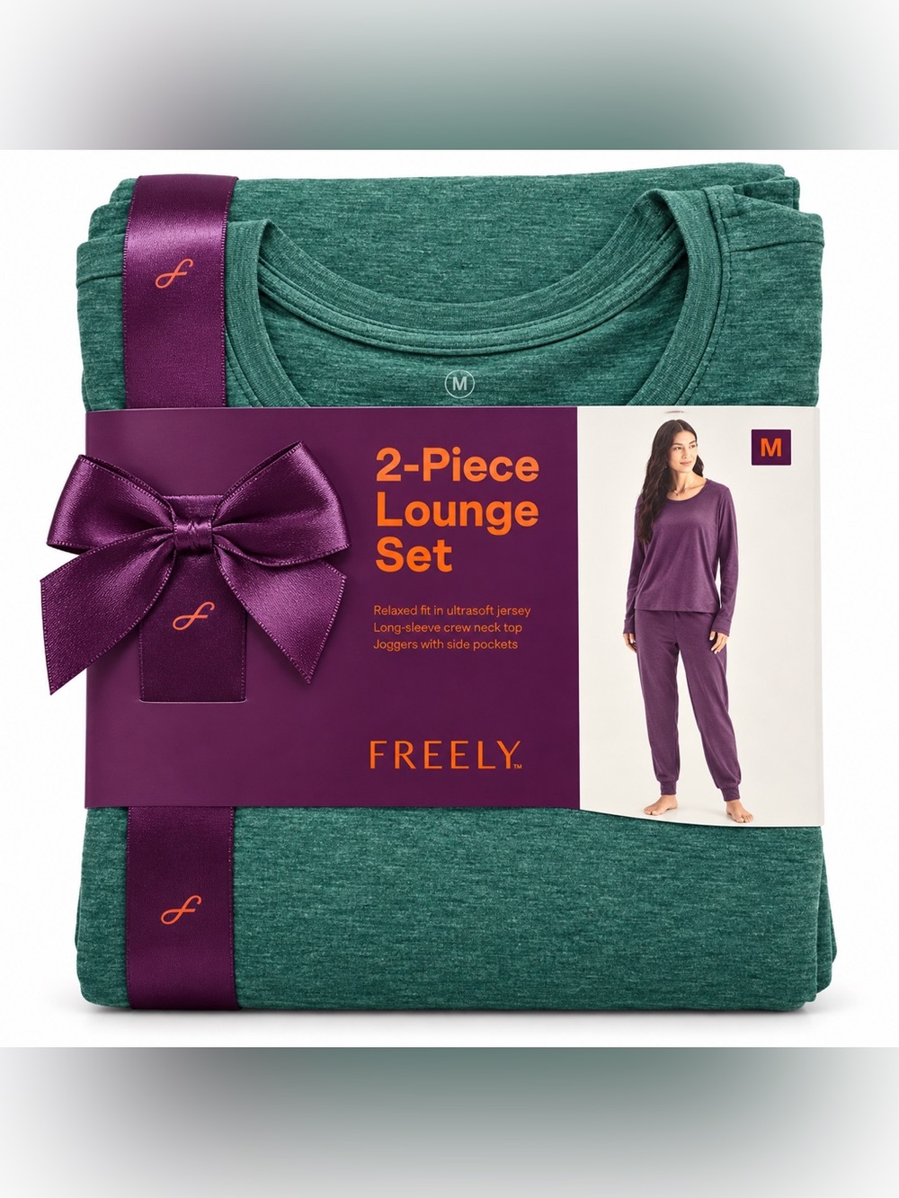 Freely Women’s 2-Piece Lounge Set - Emerald Green